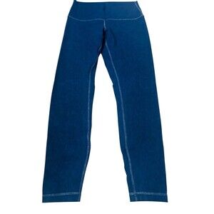 Lululemon High Rise Navy Leggings Size 8 – Athletic Yoga Workout Pants